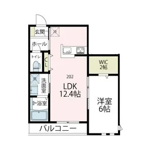 ブルーム武蔵中原【1階】の間取り