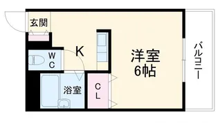 コムズハウス千里中央II【1階】の間取り