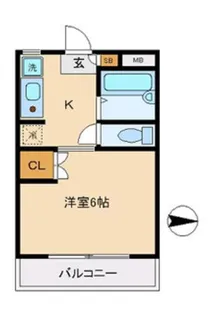 第七ハウス吉田【1階】の間取り