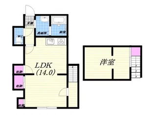 ドミール東芦屋【2階】の間取り