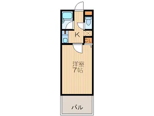 ロ-タリ-マンション萱島西【1階】の間取り