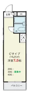 アーガスヒルズ67【3階】の間取り