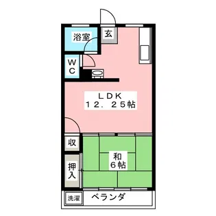 斉藤ハイツ【1階】の間取り