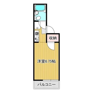 ハイツフジハラC【2階】の間取り