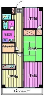 ロマーナ壱番館【10階】の間取り