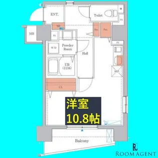 エストゥルースプラス押切【10階】の間取り