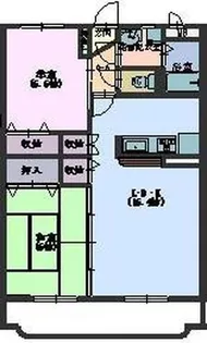 グランデルB【1階】の間取り