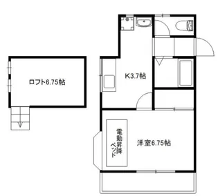 アヴェイラ朝霞【2階】の間取り