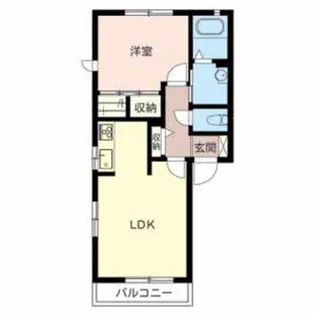 ファミールアダチ【2階】の間取り