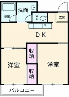 スノーウィー蘇我【2階】の間取り