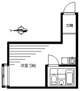 KENコーポ【2階】の間取り