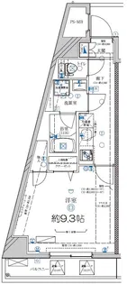 ディアレイシャス下北沢【6階】の間取り