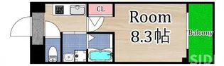 ヴィラナリー関目II【5階】の間取り
