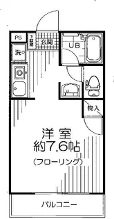 ポプラ倶楽部501【2階】の間取り