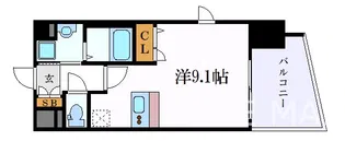 プレサンス金山グリーンパークス【13階】の間取り