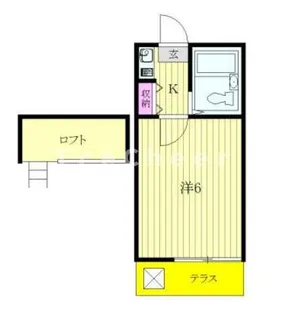 レルシア千川壱番館【1階】の間取り