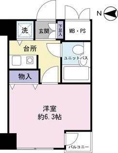 ライオンズマンション一高前第2【3階】の間取り