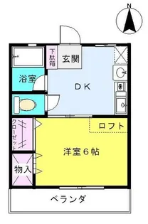アイリスORIHARAII【2階】の間取り