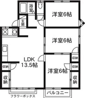ルミエール小出【2階】の間取り