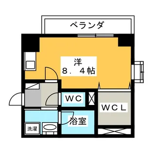 サンライズ栄【2階】の間取り