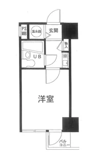 三田富洋ハイツ【4階】の間取り