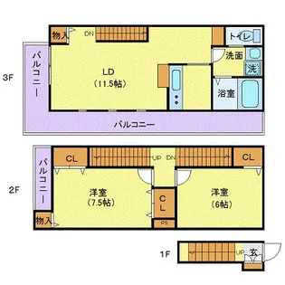 セレ渋谷本町【2階】の間取り