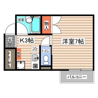 メゾン祇園ヶ丘【2階】の間取り