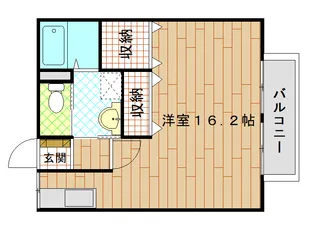 内谷ハイツC棟【2階】の間取り