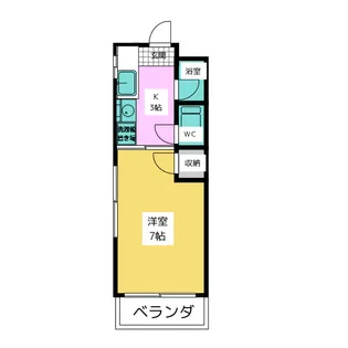 ホワイトハイム弥富【5階】の間取り