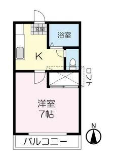 セントラルハイツ【1階】の間取り