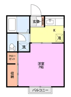ソレイユ【1階】の間取り