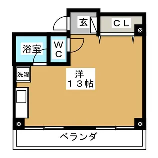 COCOON・B・D【4階】の間取り