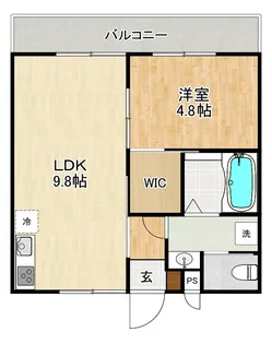 MODERN PALAZZO 矢上【1階】の間取り