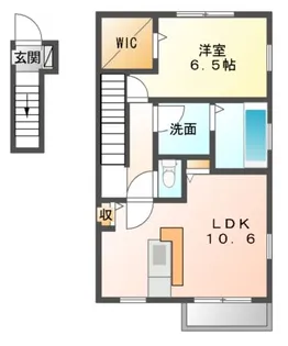 グレイスプレジオ B【2階】の間取り