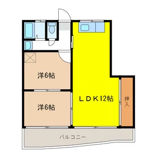 ラヴィエール笠松【3階】の間取り