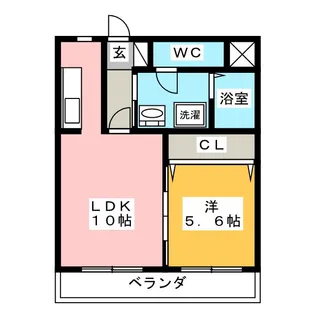 ガーデンヒルズ春日【4階】の間取り