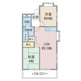 児玉ビル B棟【2階】の間取り