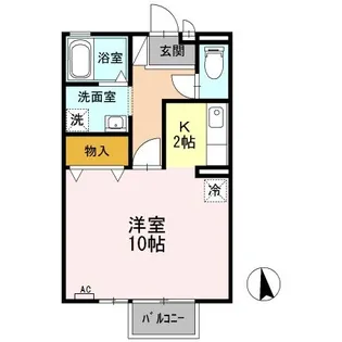 ソレーユ樹【2階】の間取り