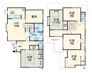 埼玉県加須市向古河【一戸建】の間取り