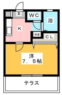 メゾン・シャルム【1階】の間取り