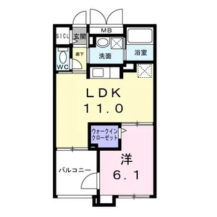 グレース【1階】の間取り