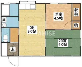 グレープハイツ【1階】の間取り
