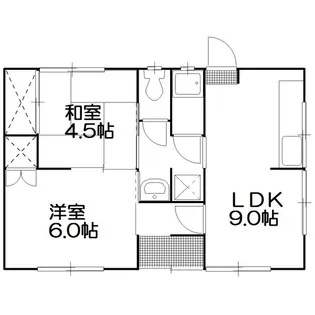 岡山県倉敷市茶屋町【一戸建】の間取り