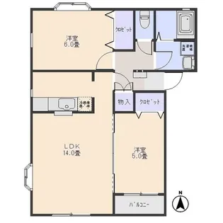 第2MHハウスE【1階】の間取り