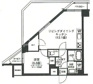 アイルプレミアム押上ノルド【4階】の間取り