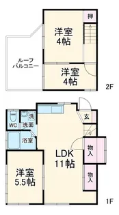 神奈川県横浜市保土ヶ谷区上菅田町【一戸建】の間取り