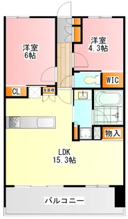 神奈川県相模原市緑区橋本3【マンション】の間取り