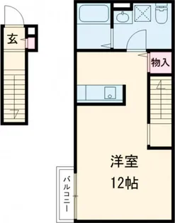 バローニB棟【2階】の間取り