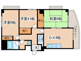カーサ・リバブル【2階】の間取り