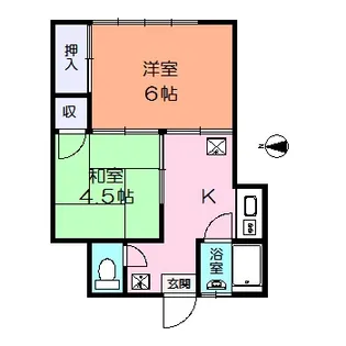 正和コーポ【3階】の間取り